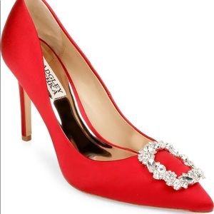 Cher Crystal Embellished Pump (Red) 🔥🔥🔥🔥🔥 Never worn